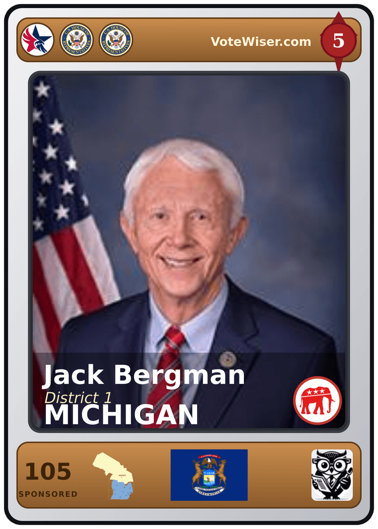 Jack Bergman trading card