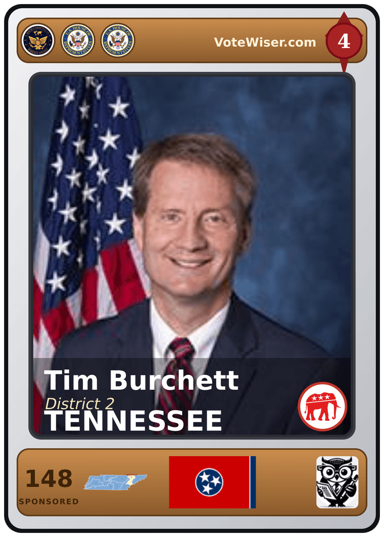 Tim Burchett trading card