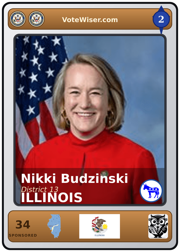 Nikki Budzinski trading card