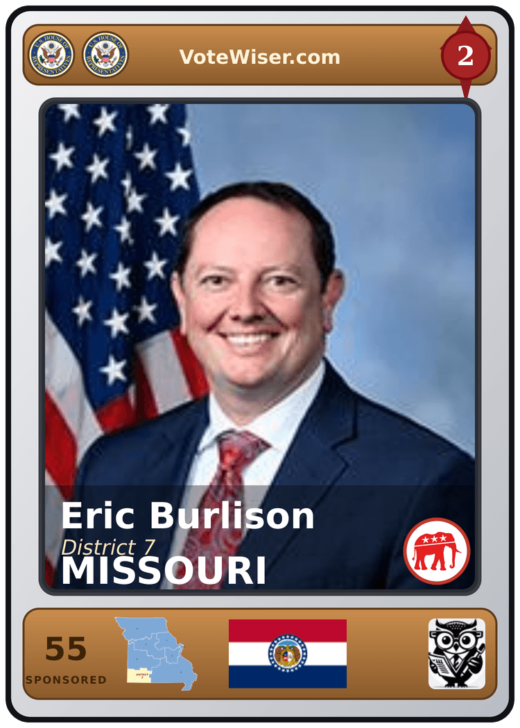 Eric Burlison trading card