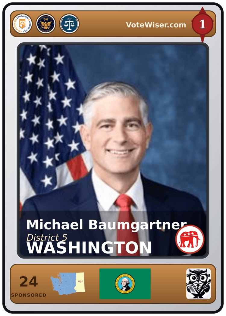 Michael Baumgartner trading card