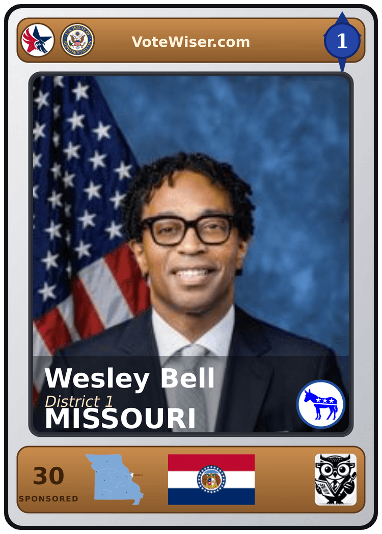Wesley Bell trading card