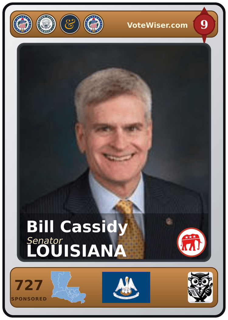 Bill Cassidy trading card