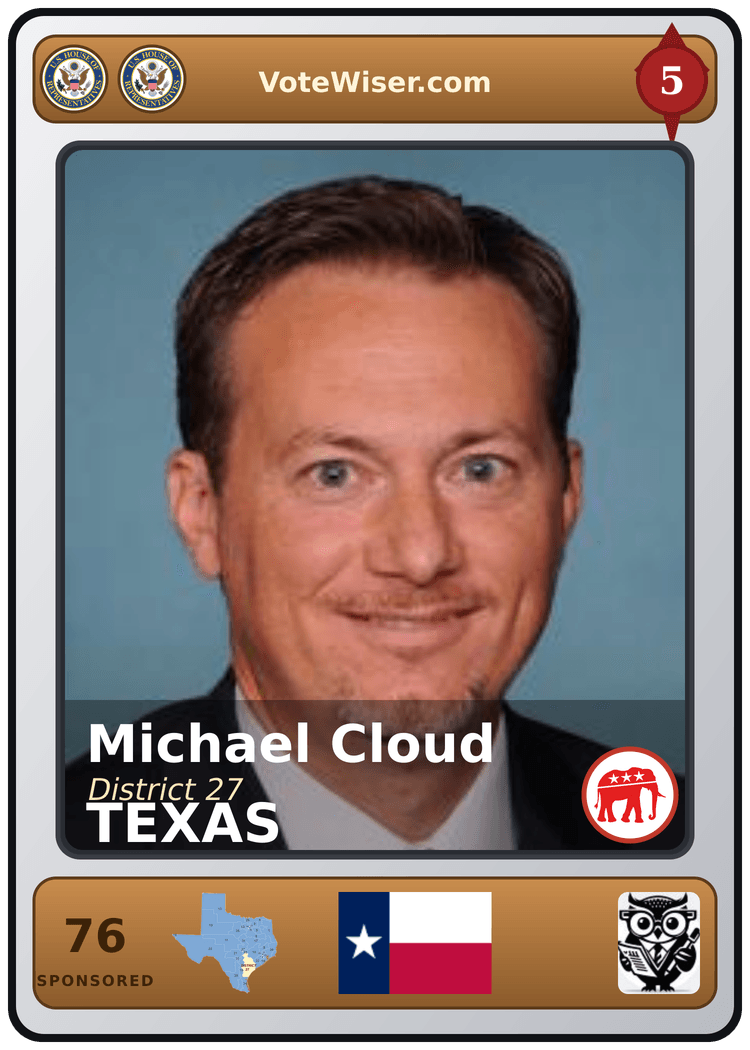 Michael Cloud trading card