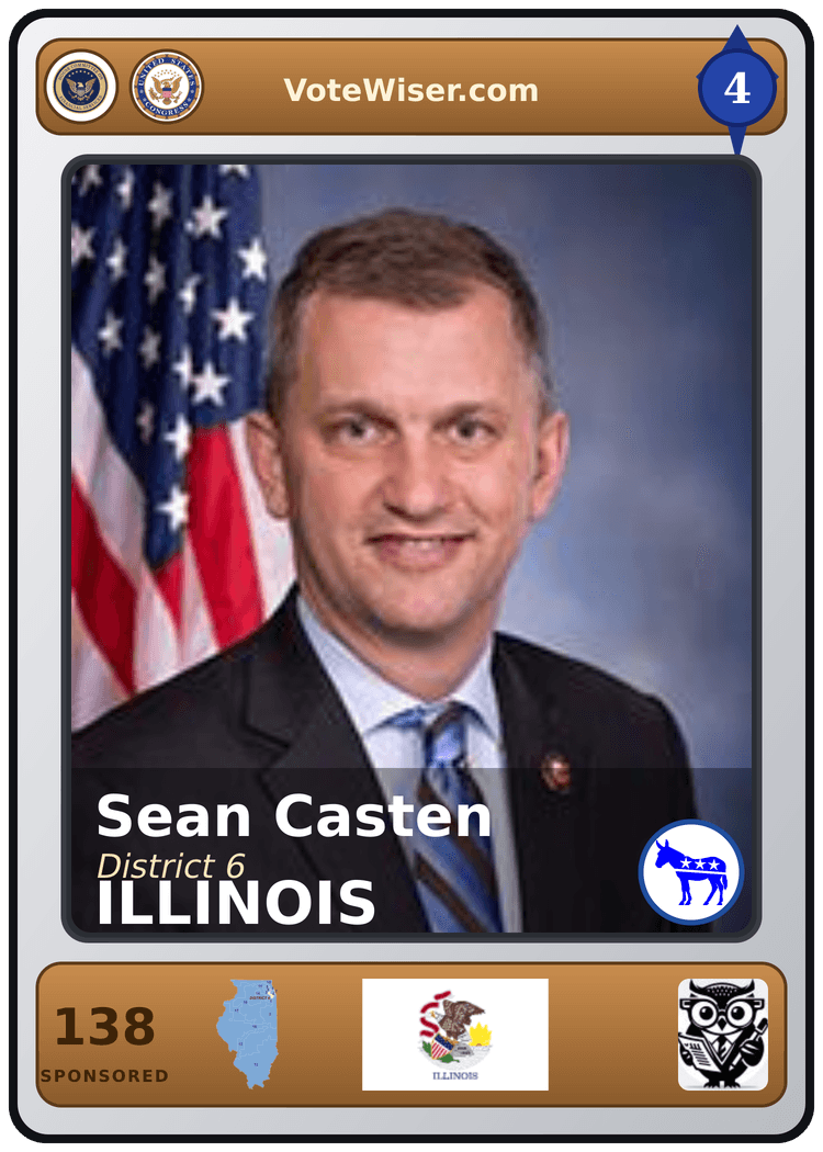 Sean Casten trading card