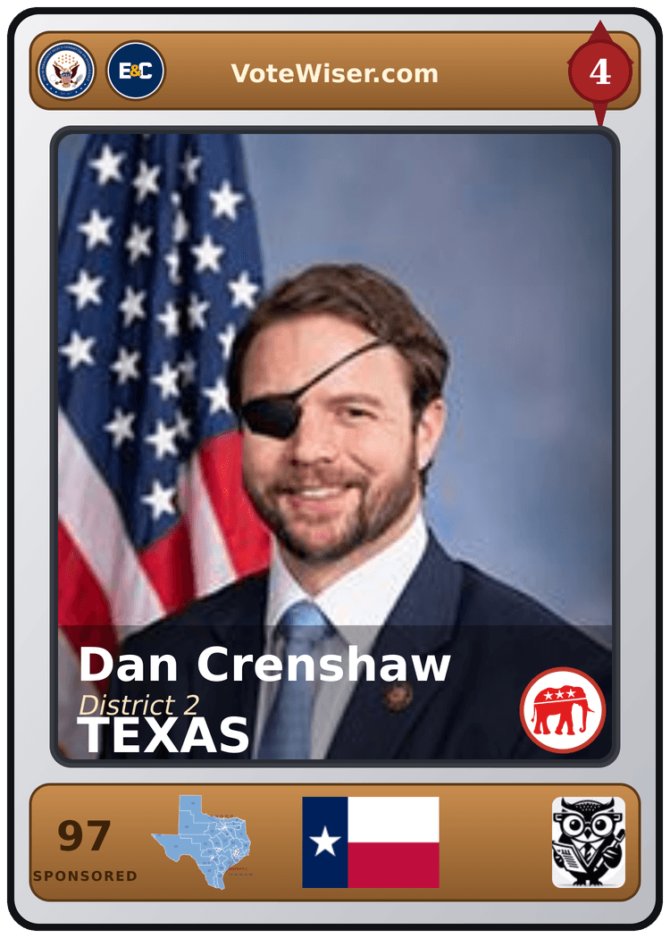 Dan Crenshaw trading card