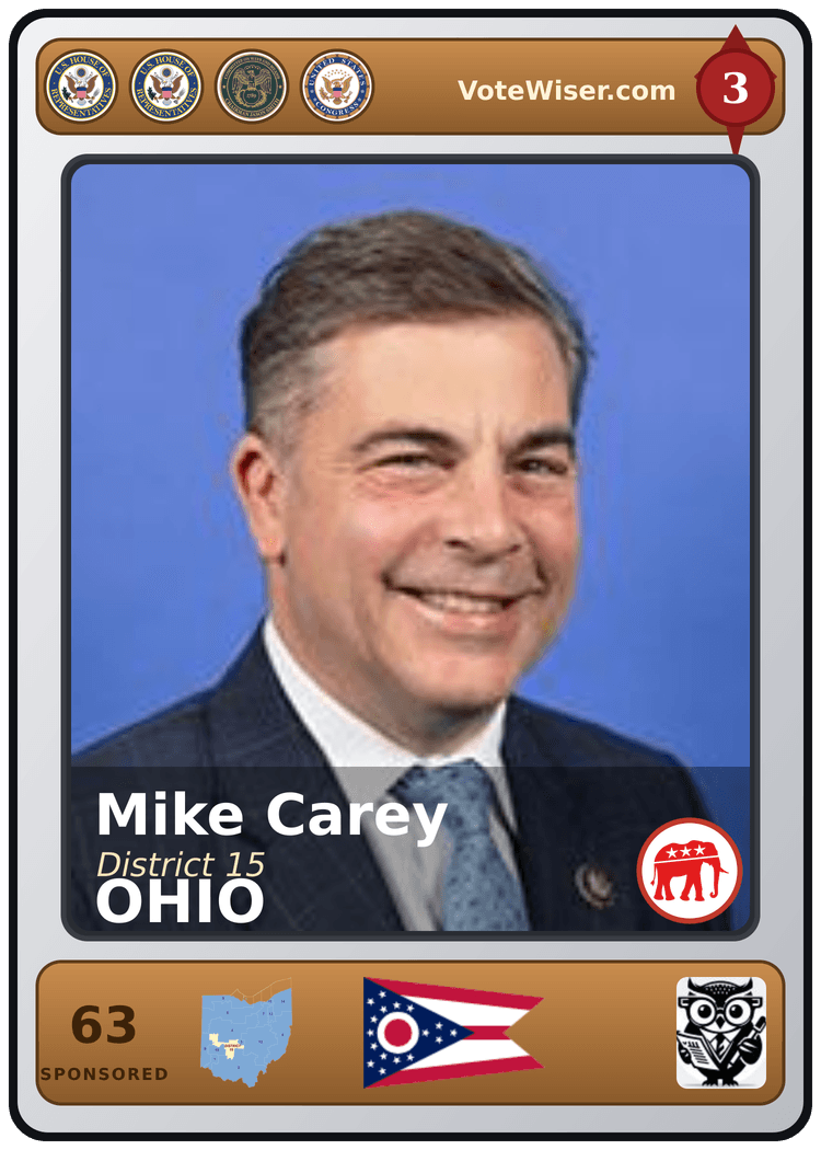 Mike Carey trading card