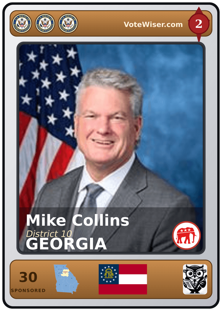 Mike Collins trading card