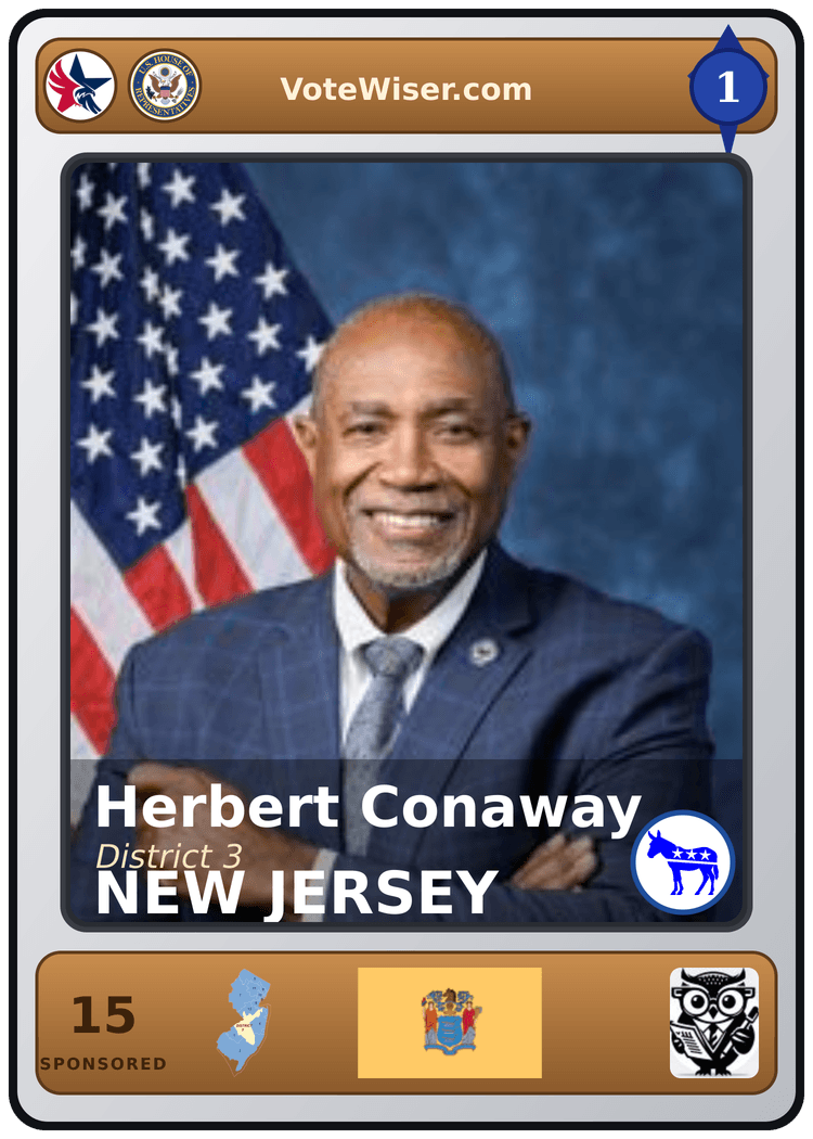 Herbert C. Conaway, Jr. trading card