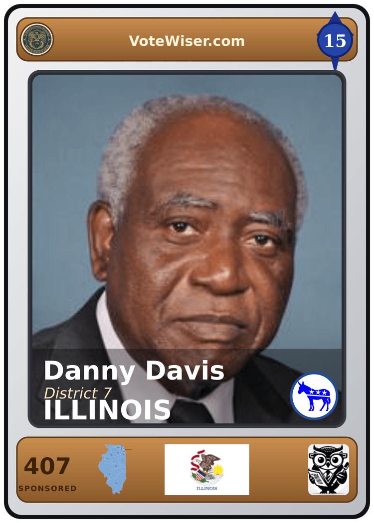 Danny K. Davis trading card