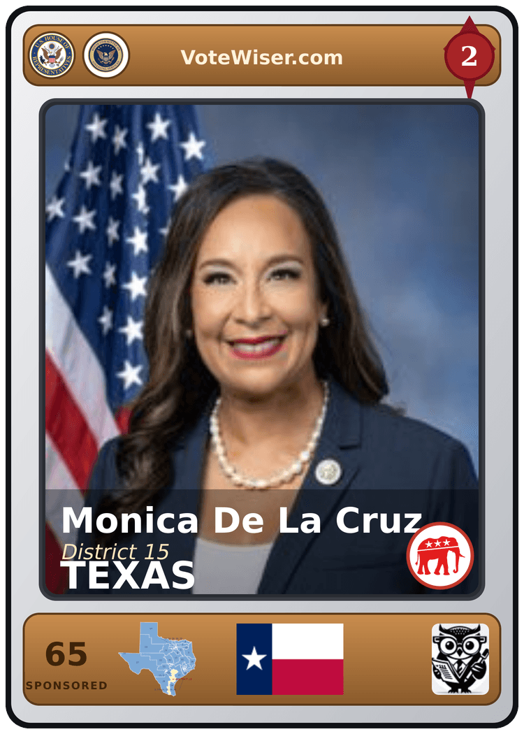 Monica De La Cruz trading card