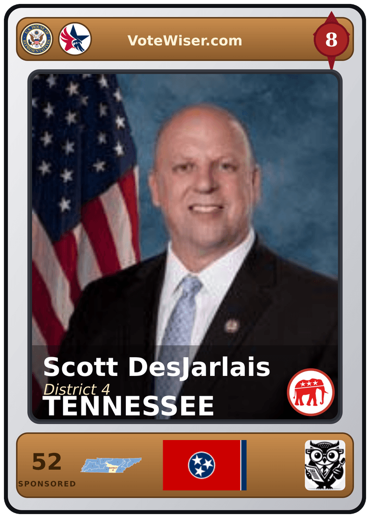 Scott DesJarlais trading card