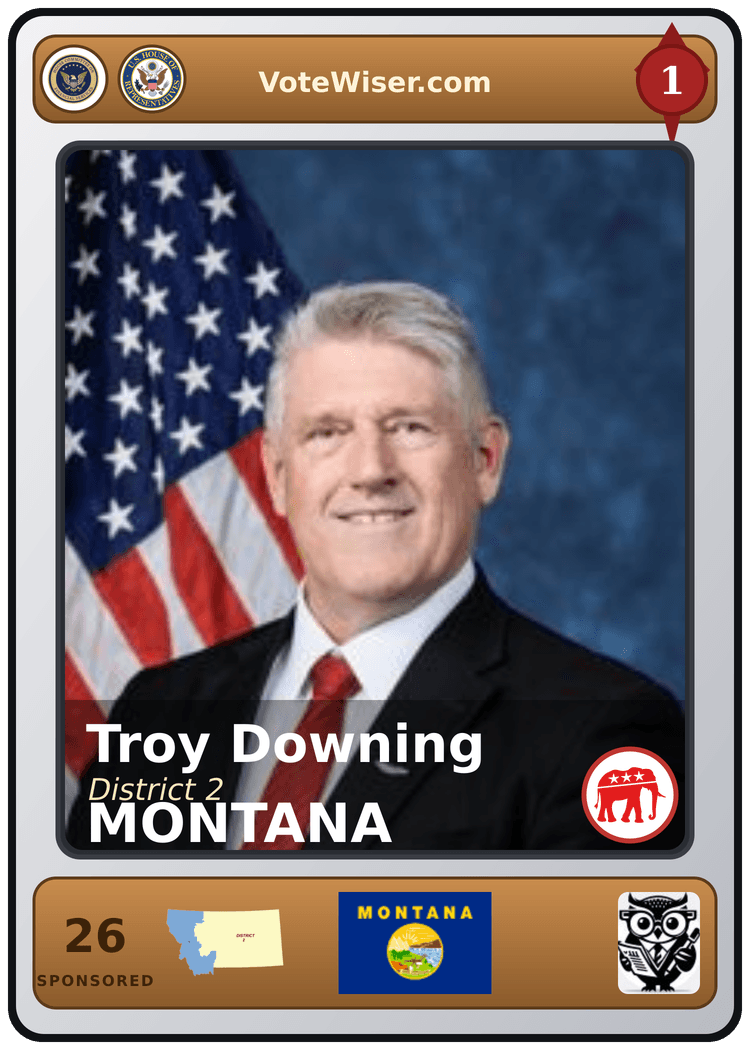 Troy Downing trading card