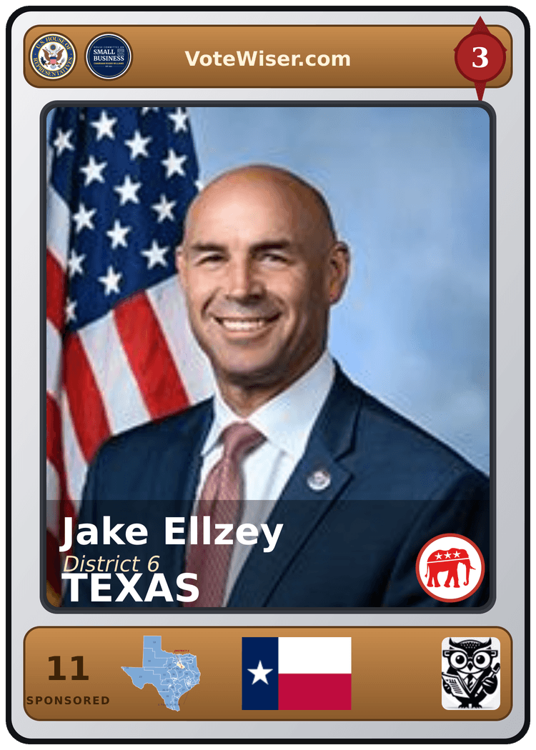 Jake Ellzey trading card