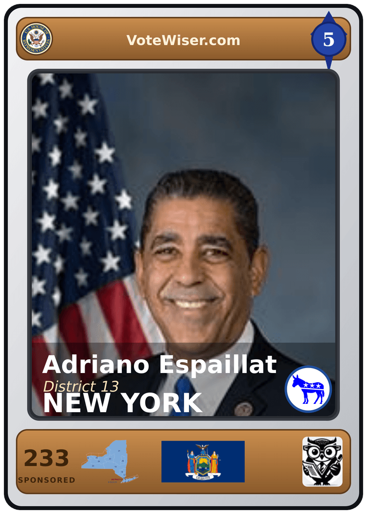 Adriano Espaillat trading card