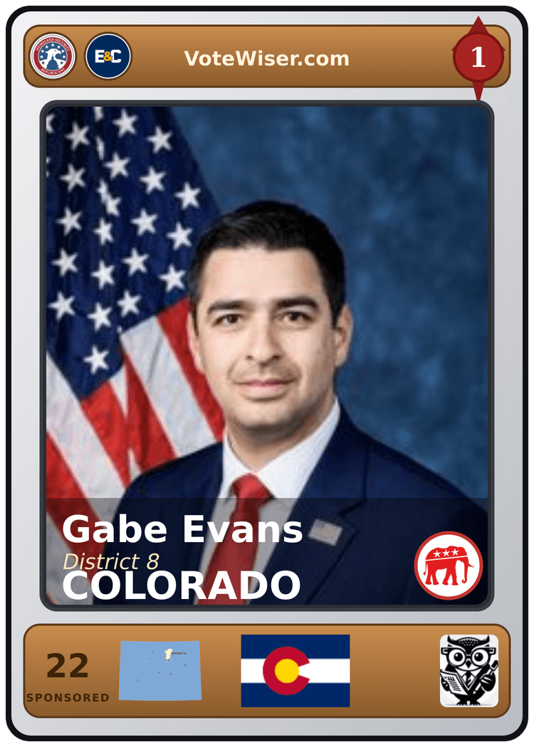 Gabe Evans trading card