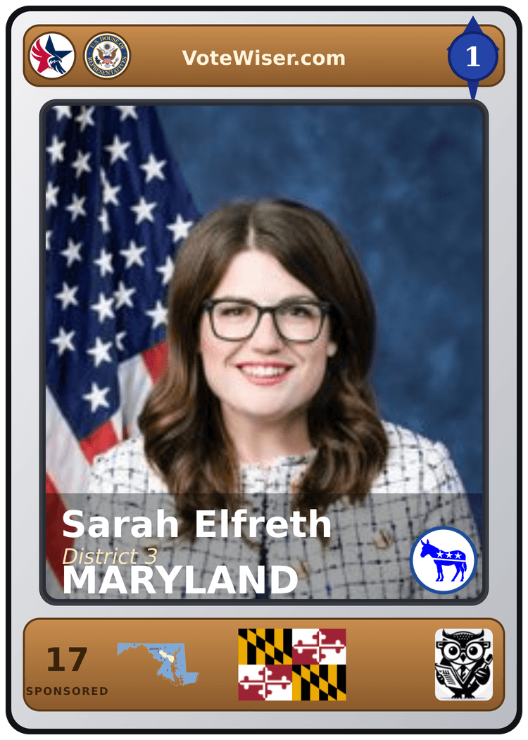 Sarah Elfreth trading card