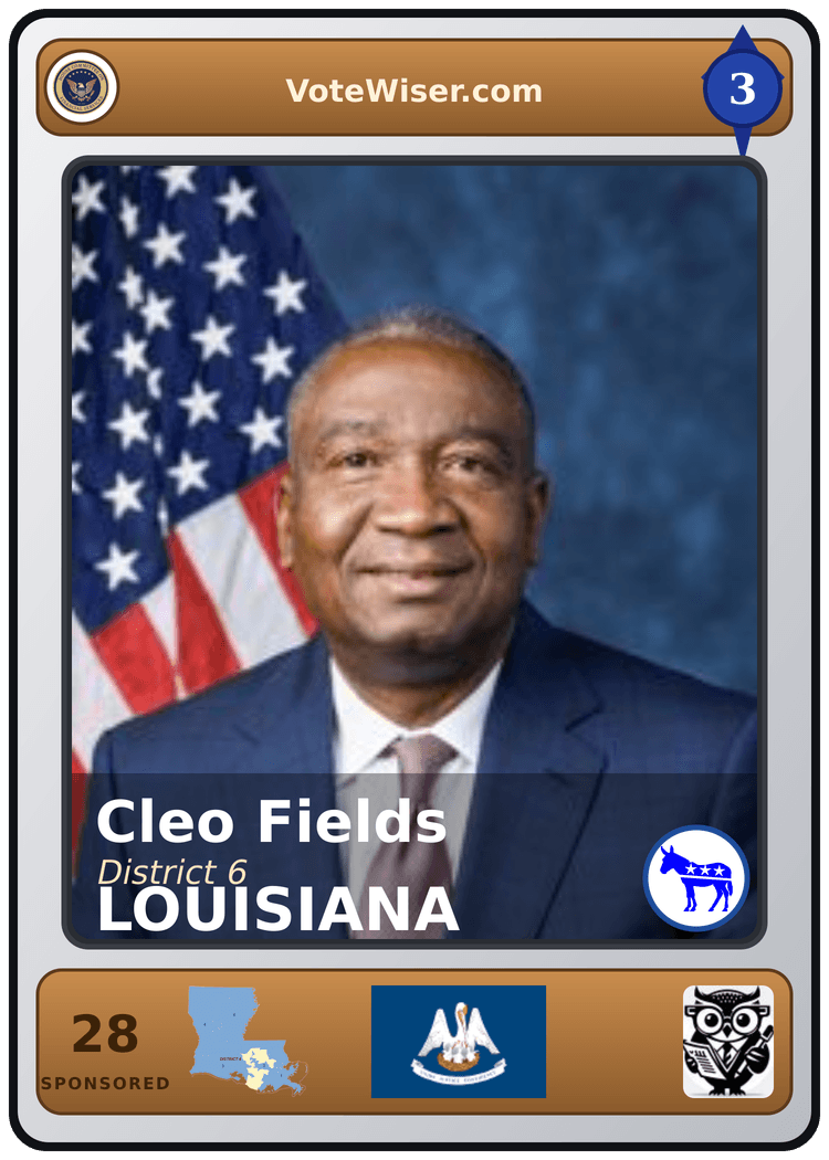 Cleo Fields trading card