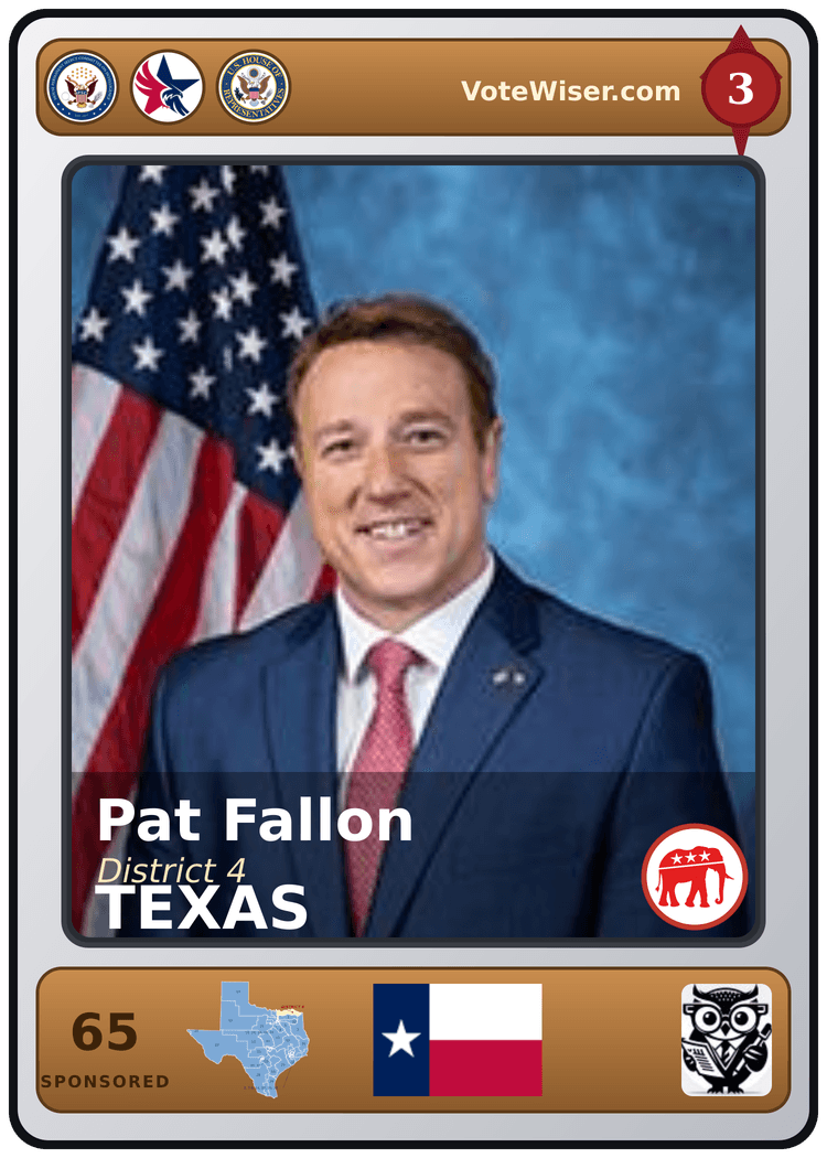 Pat Fallon trading card