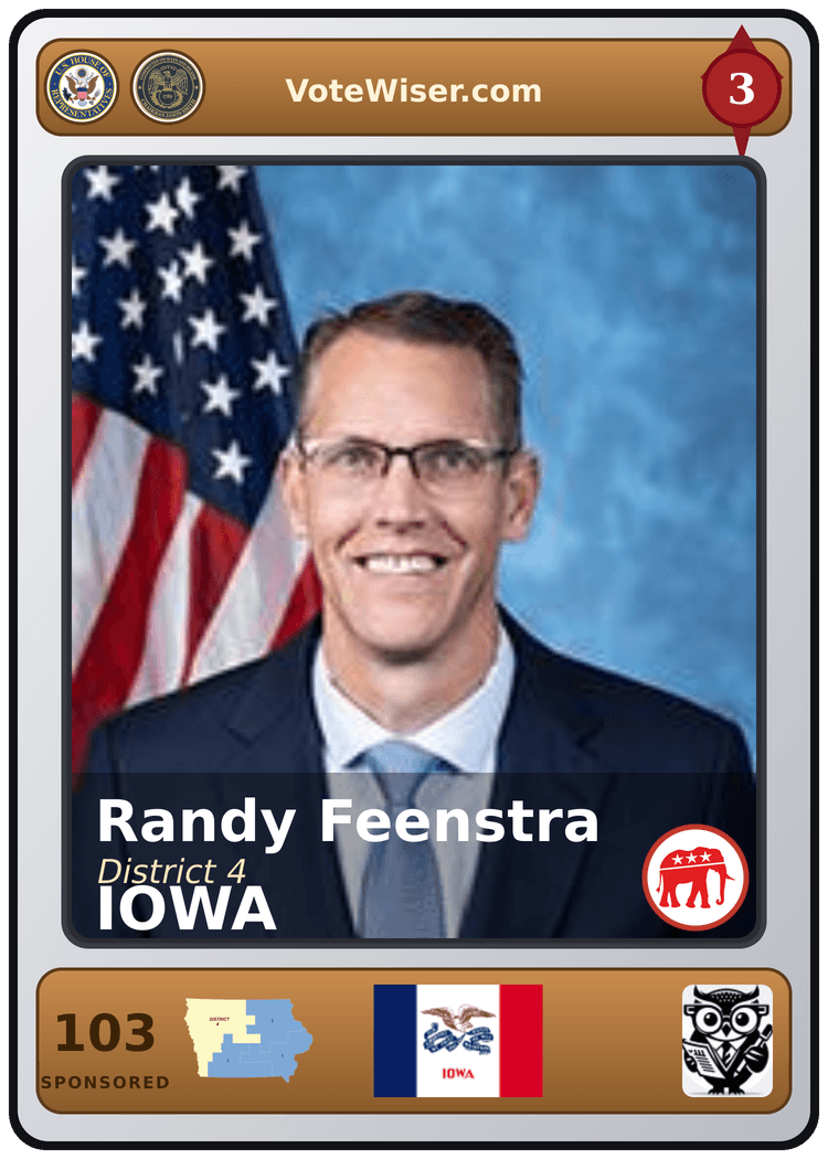 Randy Feenstra trading card