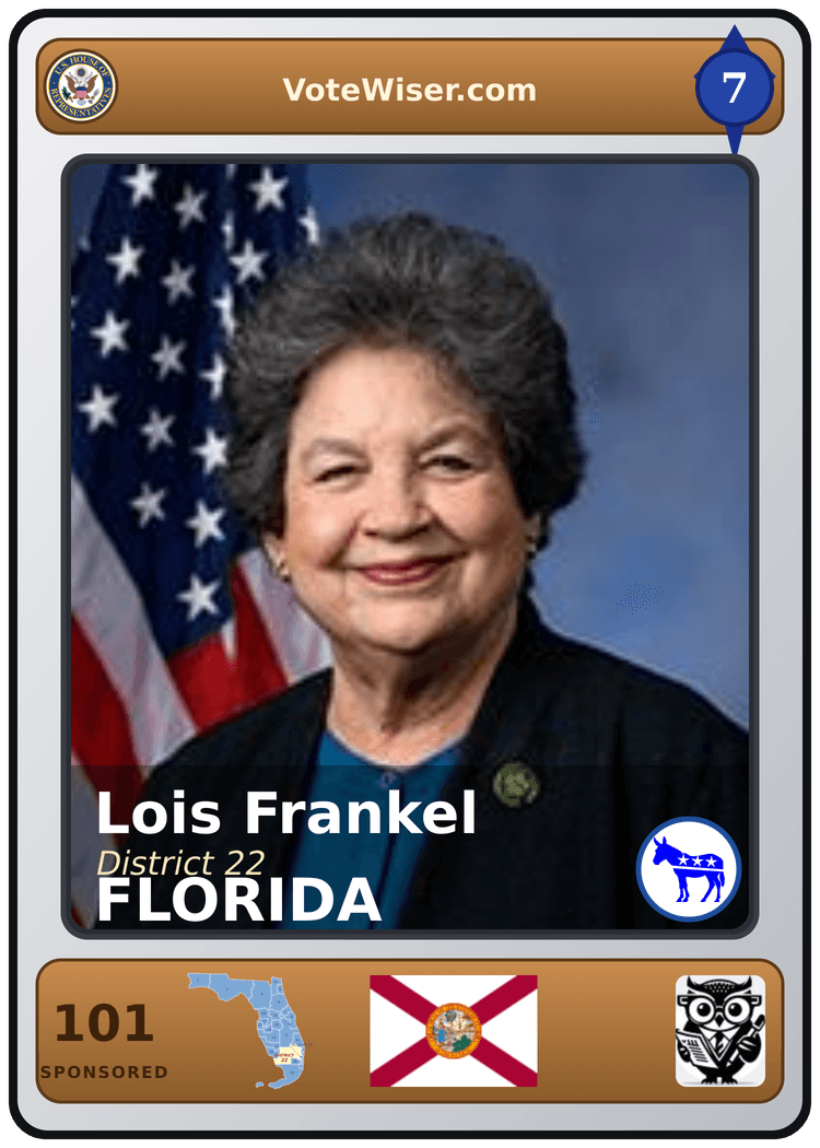 Lois Frankel trading card