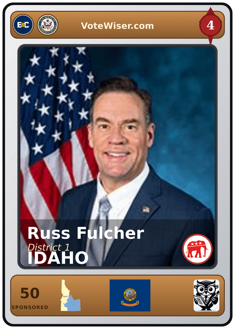 Russ Fulcher trading card