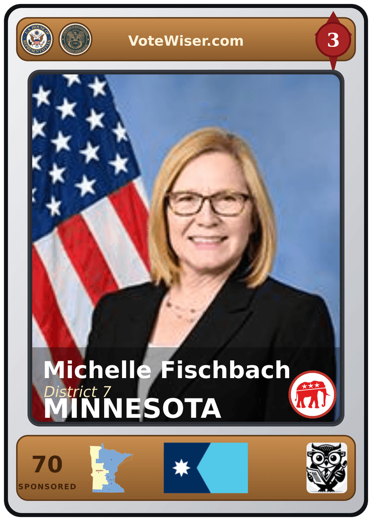 Michelle Fischbach trading card