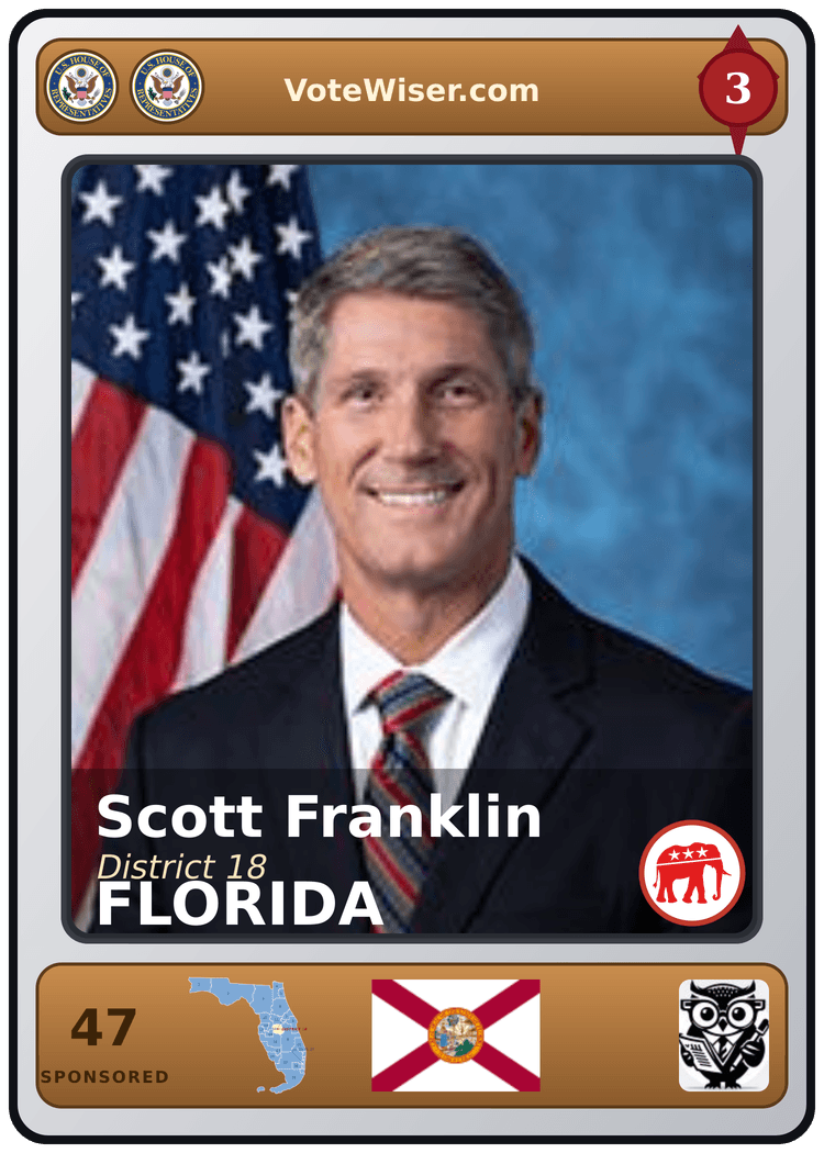 Scott Franklin trading card