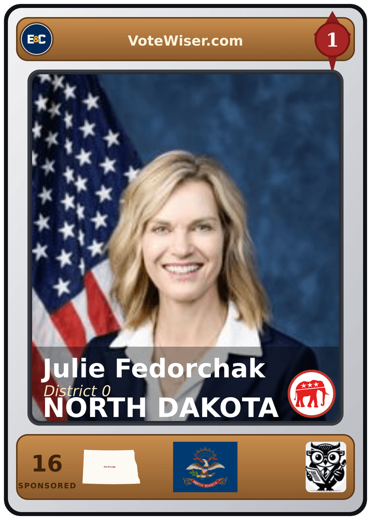 Julie Fedorchak trading card