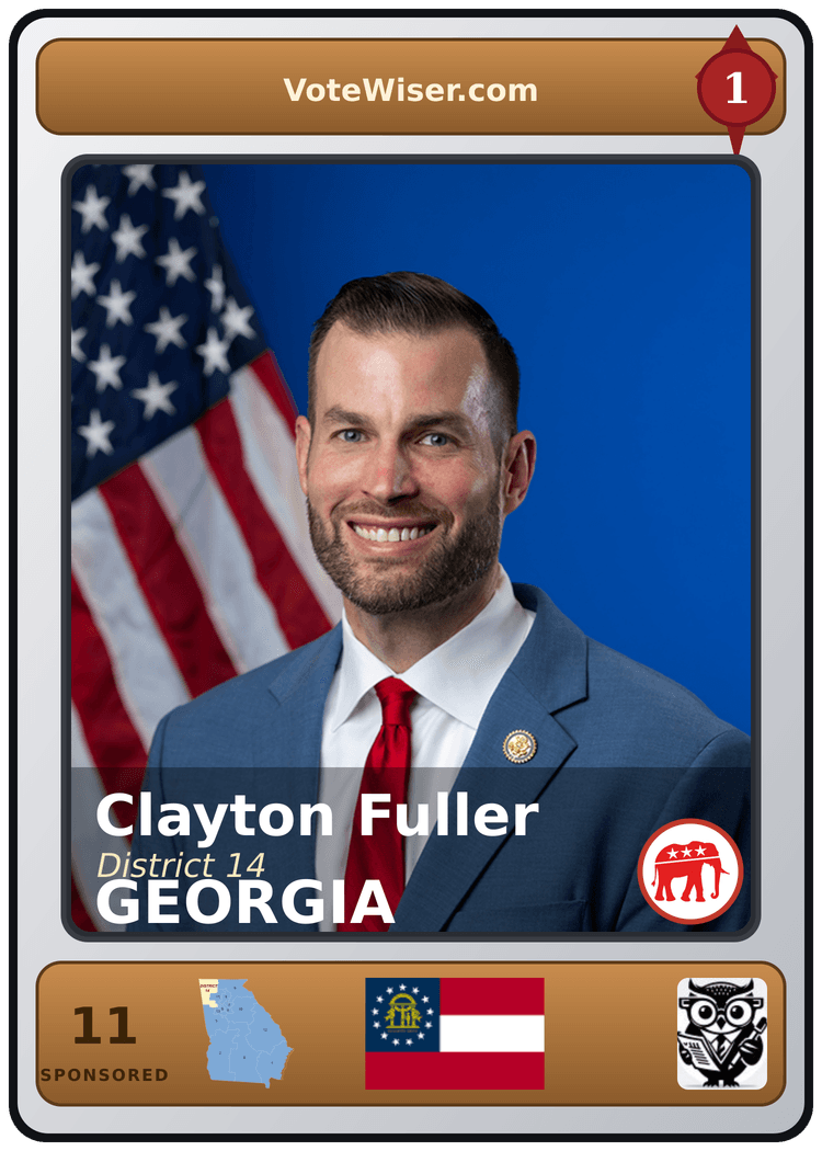 Clay Fuller trading card