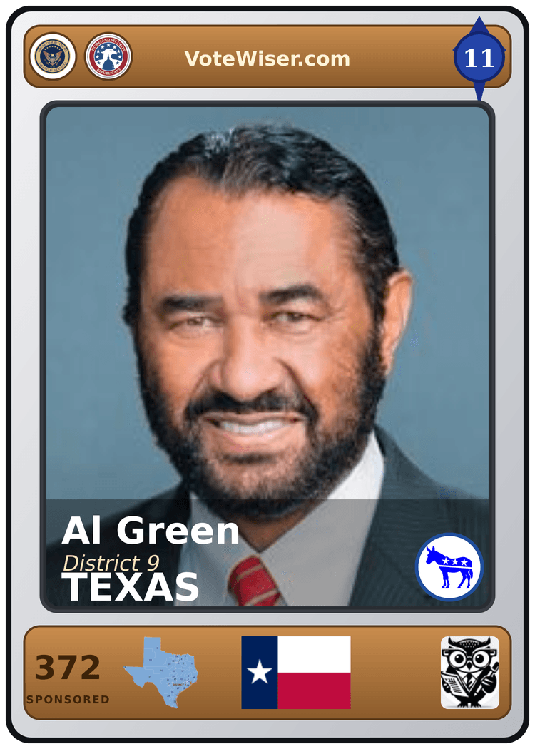Al Green trading card