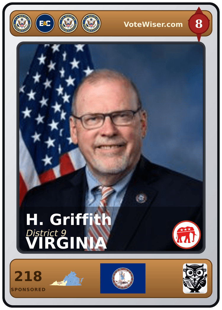 H. Morgan Griffith trading card
