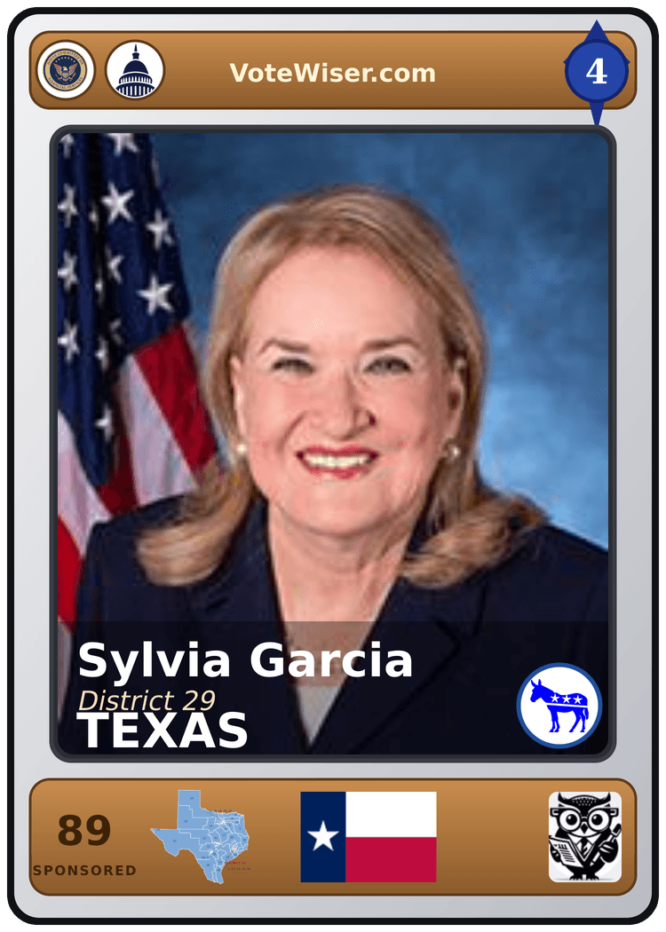 Sylvia R. Garcia trading card