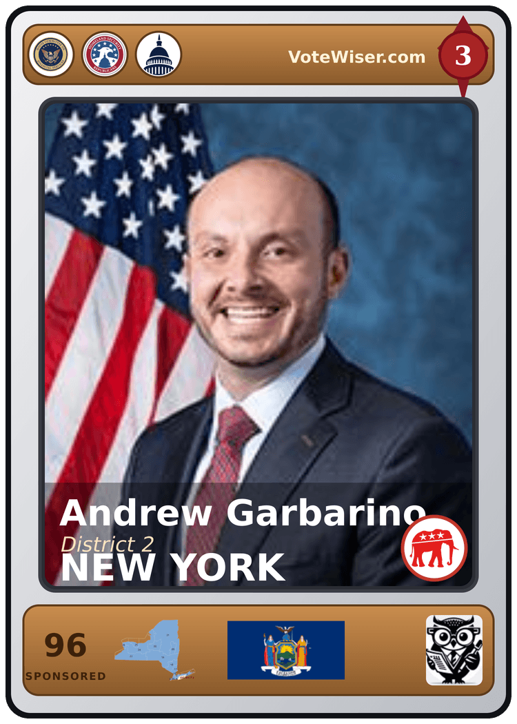 Andrew R. Garbarino trading card