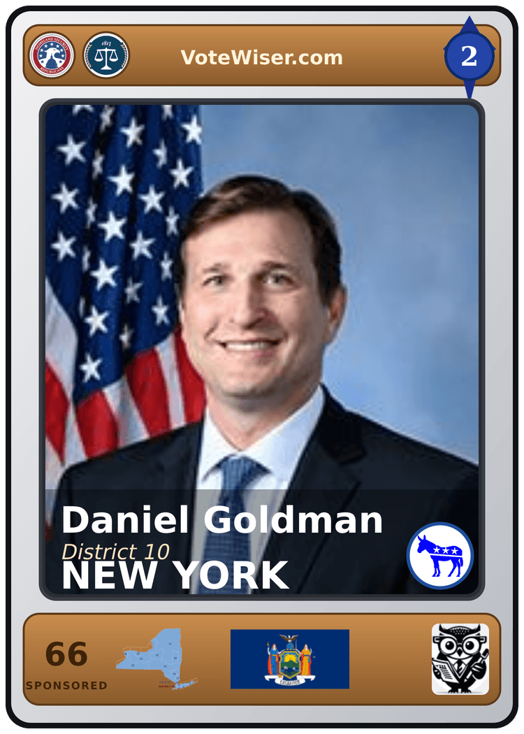 Daniel S. Goldman trading card