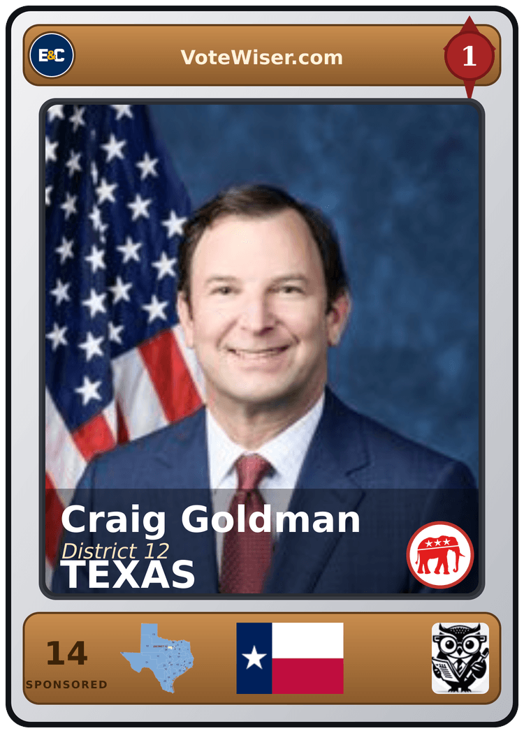 Craig A. Goldman trading card