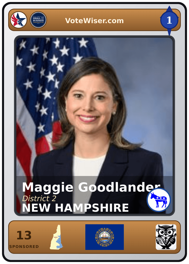 Maggie Goodlander trading card