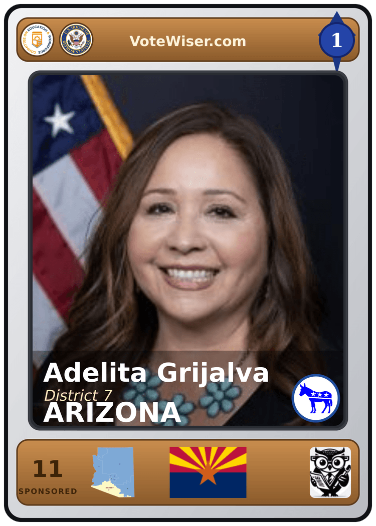 Adelita S. Grijalva trading card