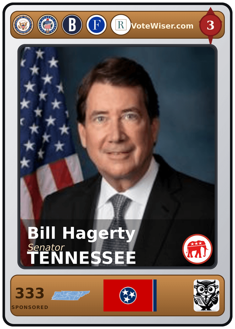 Bill Hagerty trading card