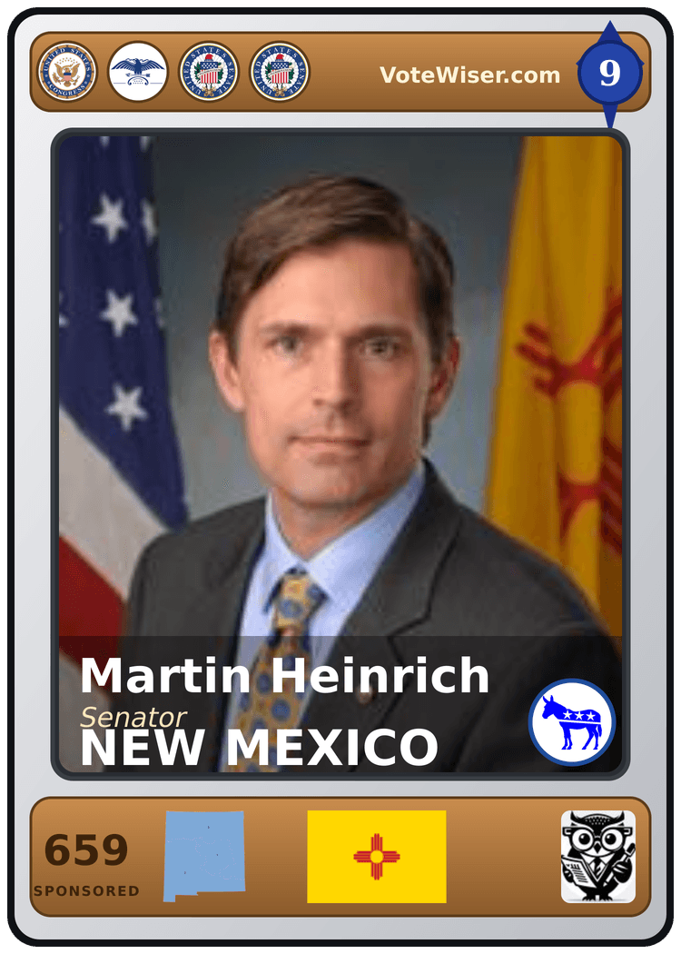 Martin Heinrich trading card