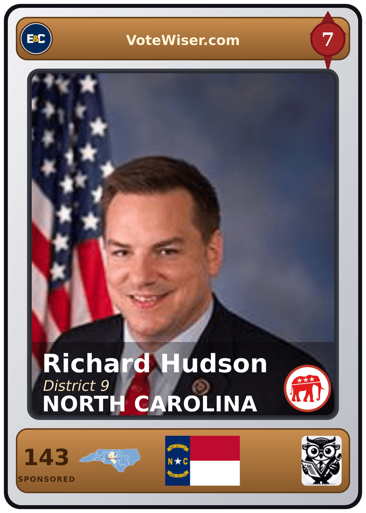 Richard Hudson trading card
