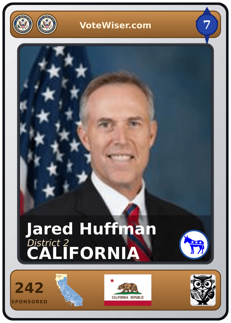 Jared Huffman trading card