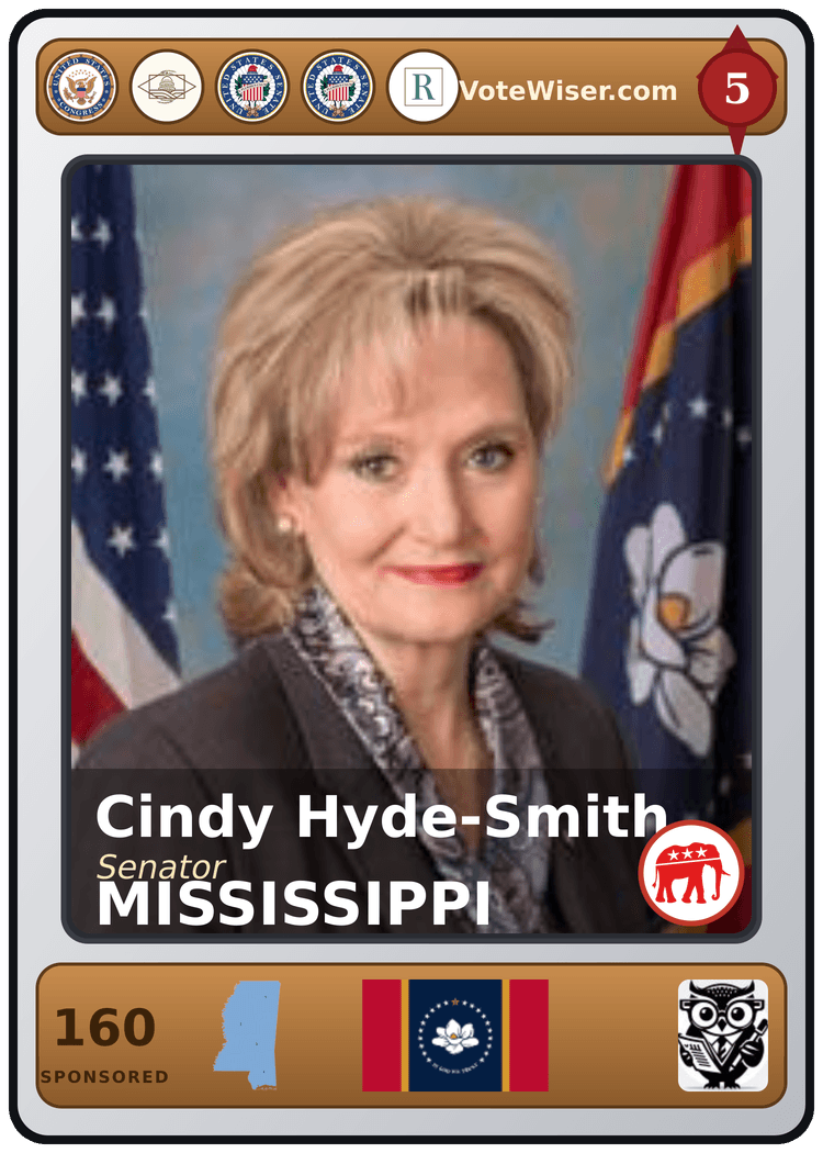 Cindy Hyde-Smith trading card