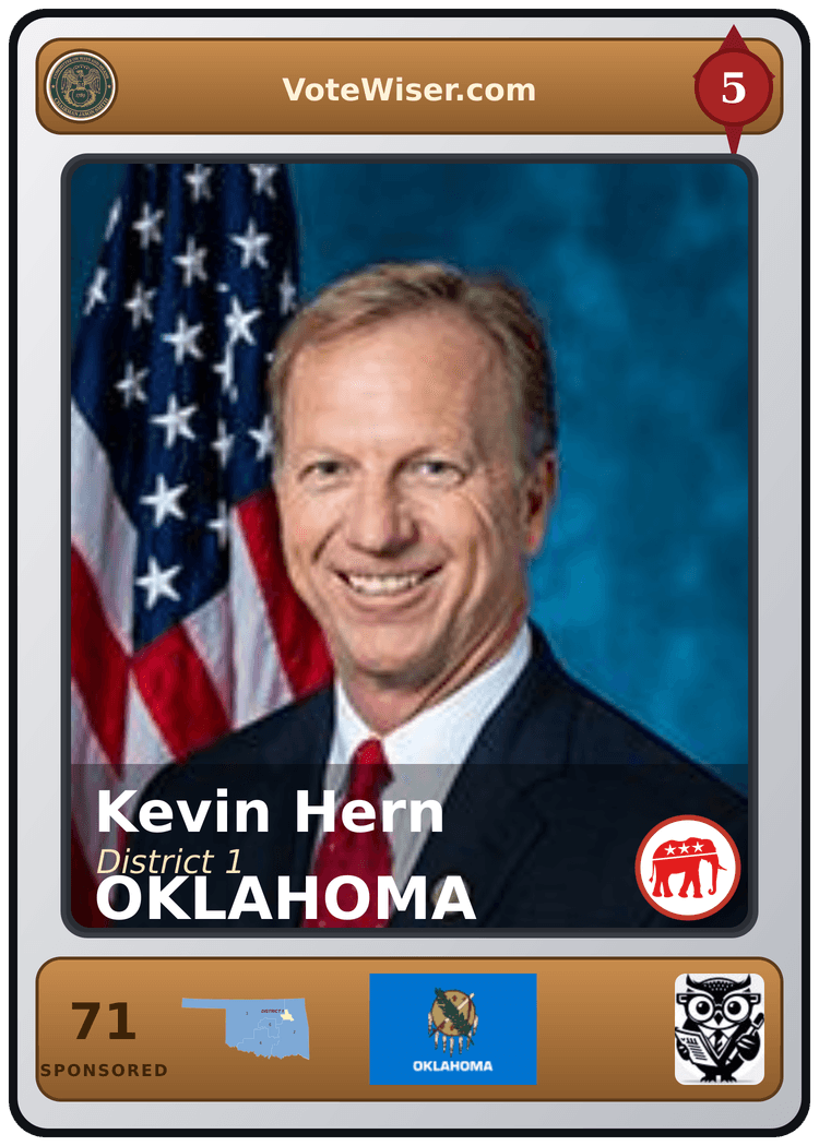 Kevin Hern trading card