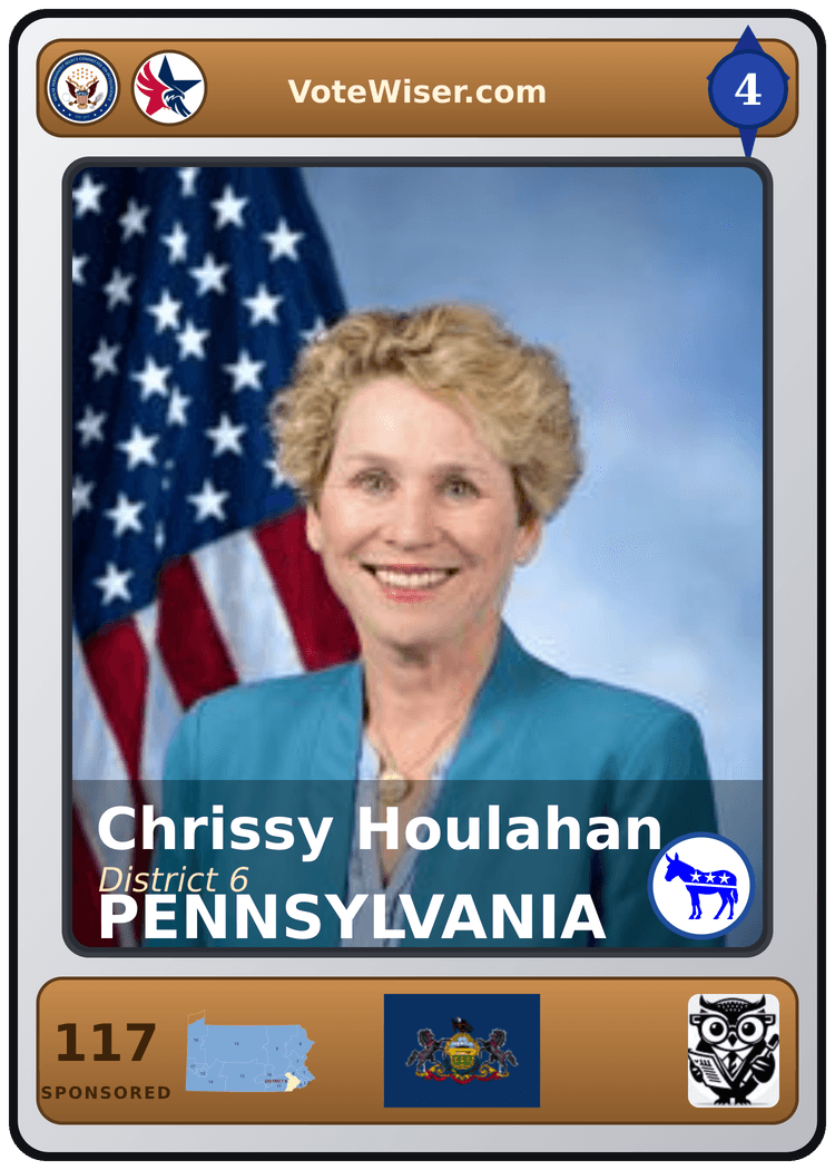 Chrissy Houlahan trading card