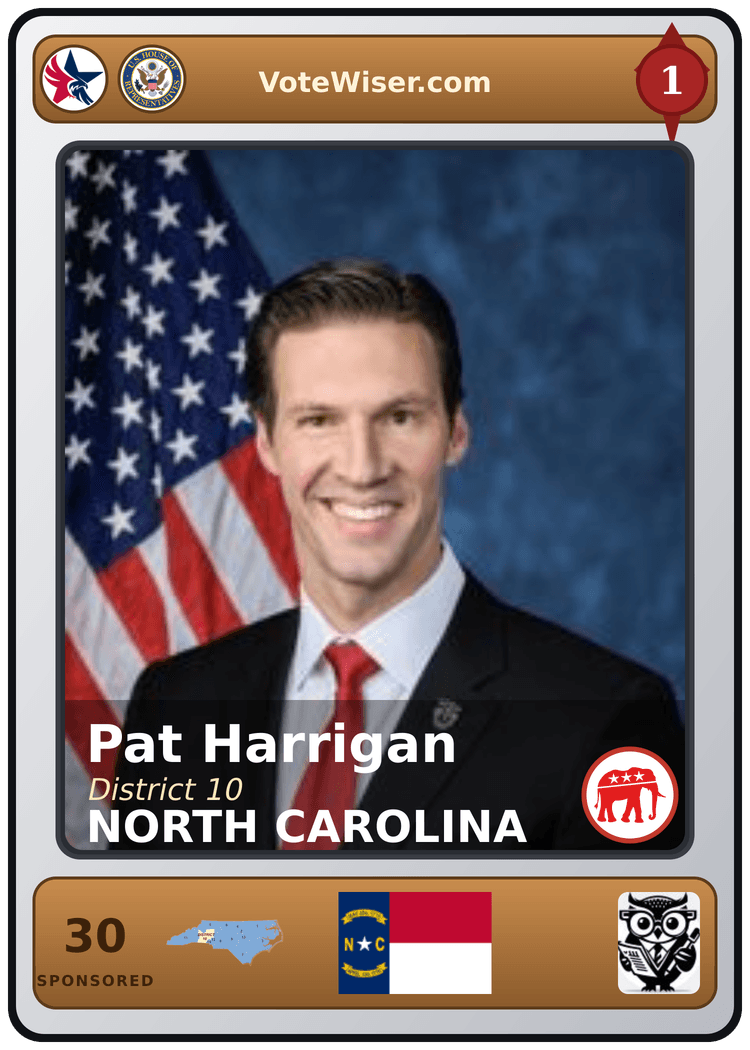 Pat Harrigan trading card