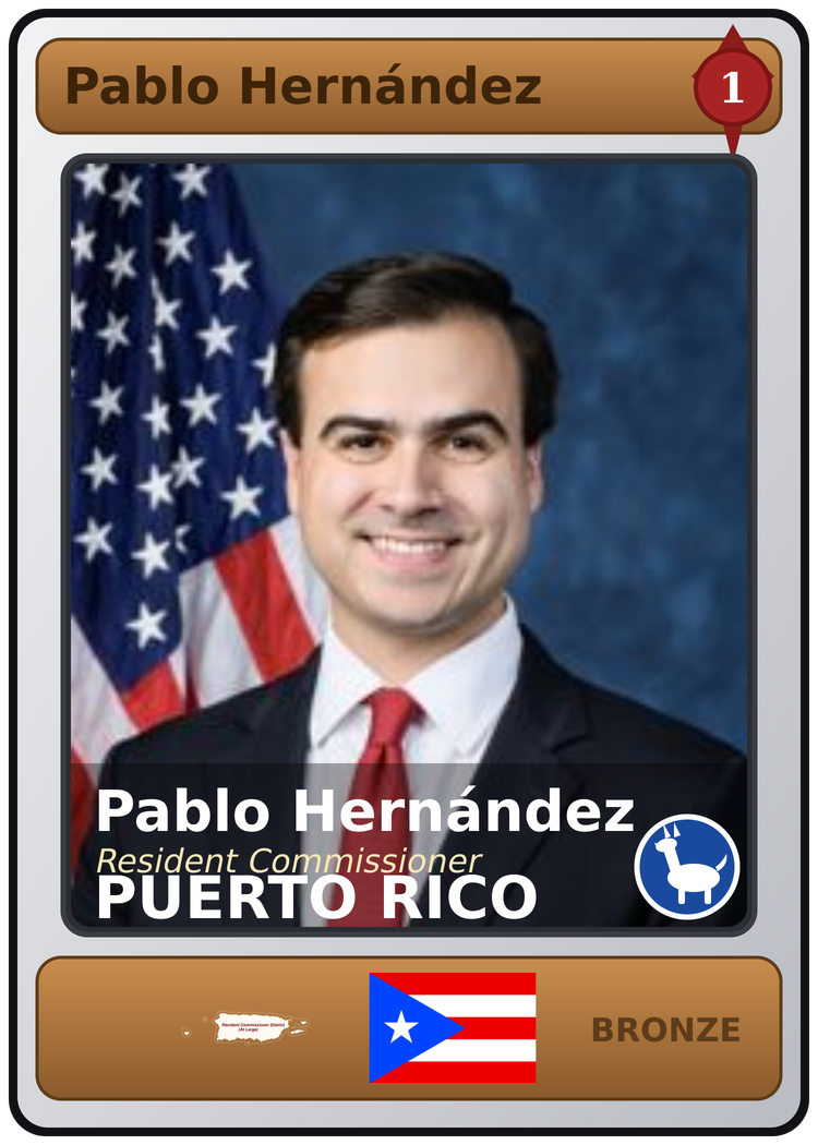 Pablo José Hernández trading card