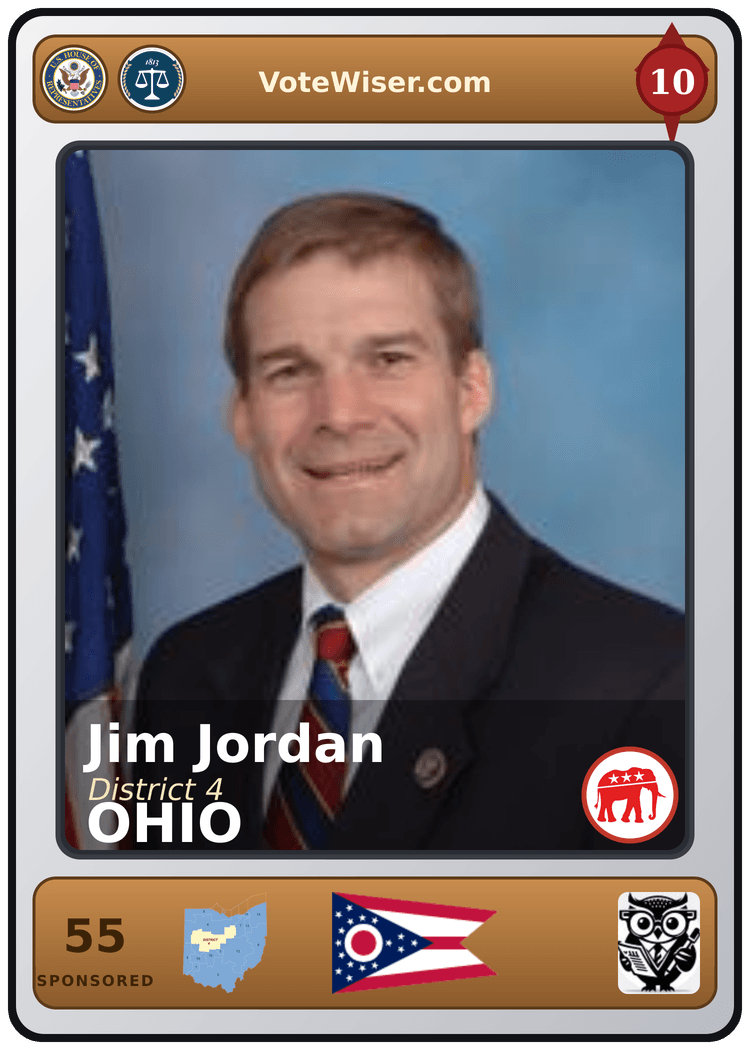 Jim Jordan trading card