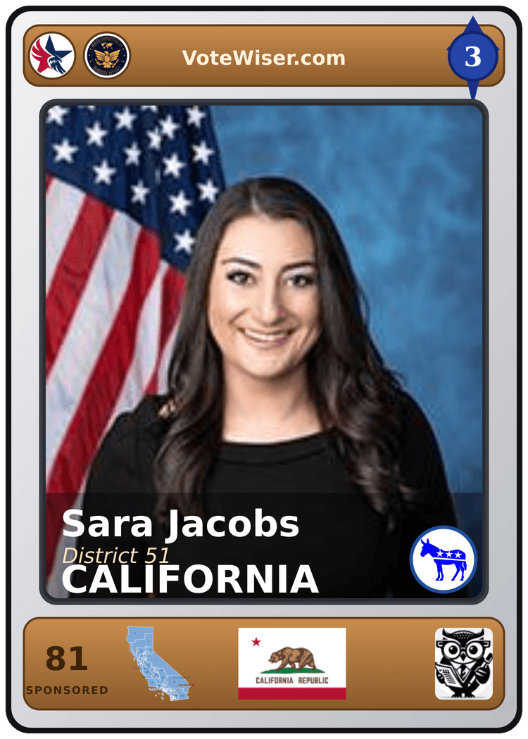 Sara Jacobs trading card