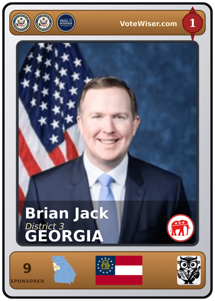 Brian Jack trading card